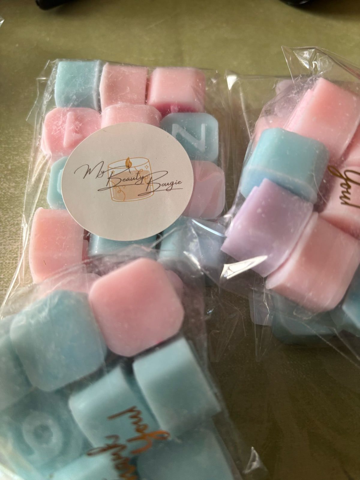 Fondant Cube lettre