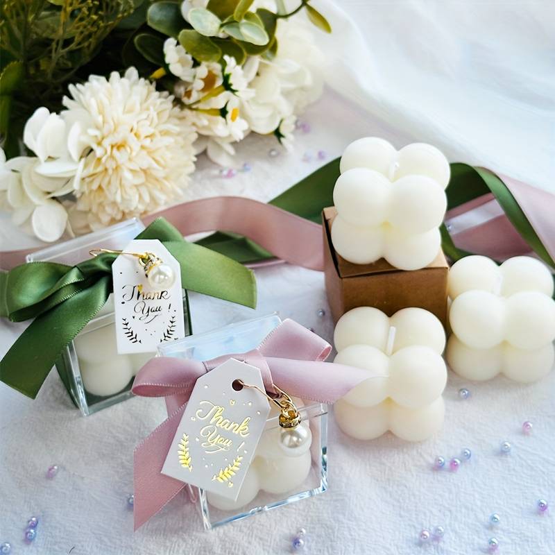 Cadeaux d'invitée bougie bulle