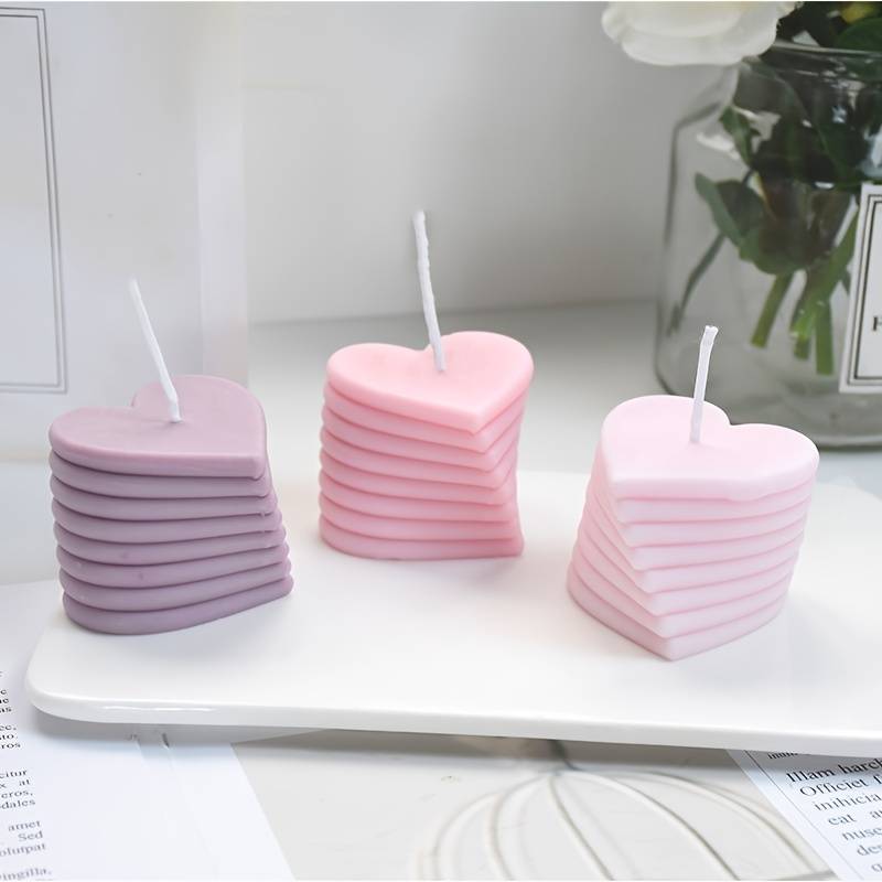 Heart heart candle